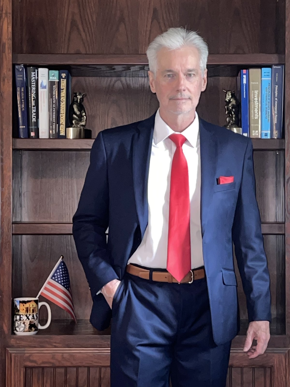 Founder of Blue Rock Capital in his office